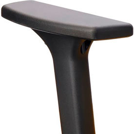 Safco® Fixed Armrest Kit For Commute Chair Black Set of 2
