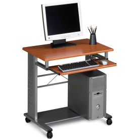 Safco Products 945MEC Safco® Products Eastwinds Empire Mobile PC Station, Medium Cherry image.