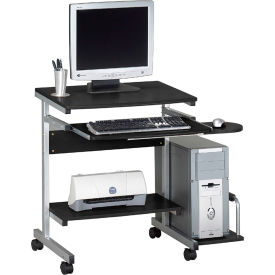 Safco Products 946ANT Safco® Products Eastwinds Portrait PC Desk Cart, Anthracite image.