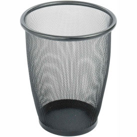 Safco Products 9717BL Safco® Mesh Round Wastebasket (Qty. 3), 5 Gallon - 9717BL image.