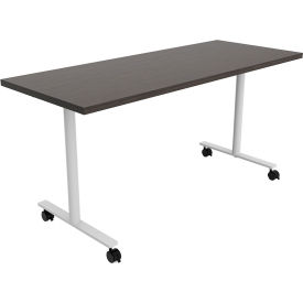 Safco® Jurni Multi-Purpose Table with T-Legs & Casters 60""L x 24""W x 29""H Asian Night