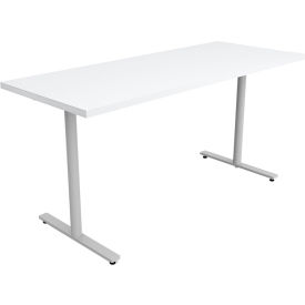 Safco® Jurni Multi-Purpose Table with T-Legs & Glides 60""L x 24""W x 29""H Designer White