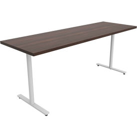 Safco® Jurni Multi-Purpose Table with T-Legs & Glides 72""L x 24""W x 29""H Columbian Walnut