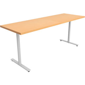 Safco® Jurni Multi-Purpose Table with T-Legs & Glides 72""L x 24""W x 29""H Fusion Maple