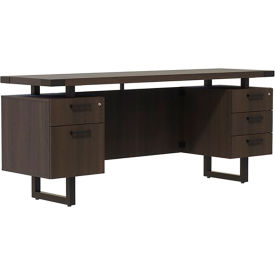 Safco Products MRCBF7220STO Safco® Mirella Free Standing Credenza, BBB/BF, 20"L x 72"W x 29-1/2"H, Southern Tobacco image.