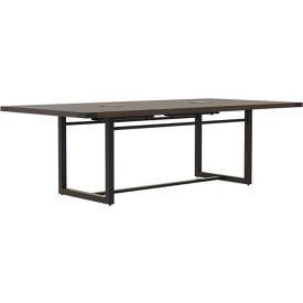 Safco Products MRCS8STO Safco® Mirella Conference Table, Sitting-Height, 8L, Rectangle, Southern Tobacco image.