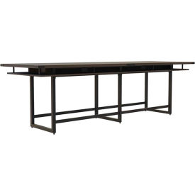 Safco Products MRH12STO Safco® Mirella Conference Table, Standing-Height, 12L, Rectangle, Southern Tobacco image.