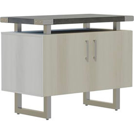 Safco Products MRSCT36SGY Safco® Mirella Storage Cabinet, 20"D x 36"W x 29-1/2"H, Stone Gray image.