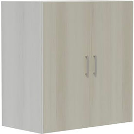 Safco Products MRWDCWAH Safco® Mirella Wood Door Storage Cabinet, 20"D x 36"W x 38"H, White Ash image.