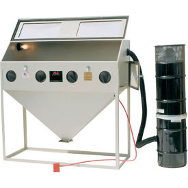S And H Industries 40413 ALC 40413 Top & Side Open Blast Cabinet W/ Dust Collector, Steel image.