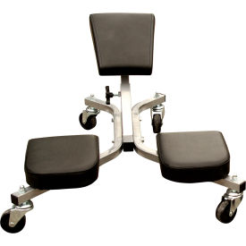 S And H Industries 78033 Keysco Knee Saver Work Seat, Steel, 24"W x 28"D x 12"H, 300Lbs Capacity image.