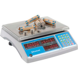 Brecknell 816965005772 Brecknell Digital Counting & Coin Scale 60lb x 0.002lb, 11-1/2" x 8-3/4" Platform image.