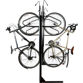 Saris Cycling Group 8063 Saris® 8063, Indoor 6 Bike Lockable Double Sided Vertical Storage Rack image.