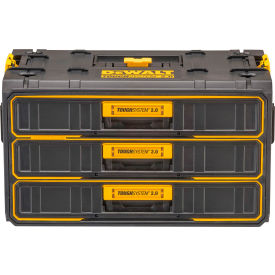 DeWalt® ToughSystem® 2.0 Three-Drawer Unit 12-3/8"W x 21-5/16"D x 12-11/16"H 