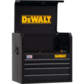 Stanley Black & Decker DWST22644 Dewalt® Tool Chest W/ 4 Drawers, 26"W x 18"D x 24-1/2"H, Black image.
