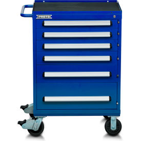 Stanley Black & Decker J563042-6BL Proto® 560S Roller Cabinet W/ 6 Drawers, 30"W x 21-3/8"D x 42-1/2"H, Blue image.