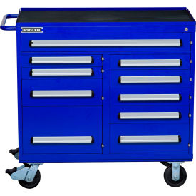 Stanley Black & Decker J564542-10BL Proto® 560S Workstation W/ 10 Drawers, 45"W x 21-3/8"D, Blue image.
