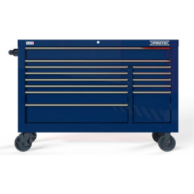 Stanley Black & Decker JSTV5539RD13BL Proto® Double Bank Roller Cabinet W/ 13 Drawers, 55"W x 22-3/8"D x 38-1/2"H, Blue image.