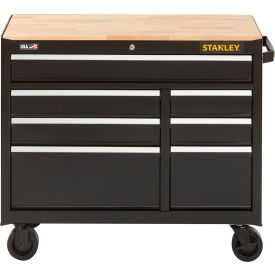 Stanley Black & Decker STST24174BK Stanley® 300 Series Mobile Workbench W/ 7 Drawers, 41"W, Black image.