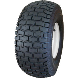 Sutong Tire Resources ASB1088 Hi-Run Lawn/Garden Tire Assembly 15X6.00-6 2 SU12, Grey White Solid Wheel Zerk Metal Bushings 3/4"ID image.