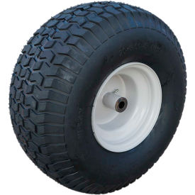 Sutong Tire Resources ASB1089 Hi-Run Lawn/Garden Tire Assembly 20X8.00-8 2PLYSU12 Greyish WHT Solid WHL Zerk Metal Bushings 3/4"ID image.