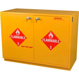 Scimatco SC1823 24 Gallon, Under-the-Counter Flammable Cabinet, Right Hinge, Self-Closing, 23"W x 22"D x 35-1/2"H image.
