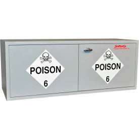 Scimatco SC2460 16 Gallon, Stak-a-Cab™ Poison Cabinet, 47"W x 18"D x 18"H image.