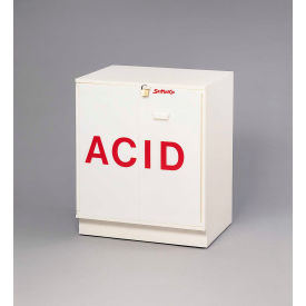Scimatco SC5030 36x2.5 Liter, Floor Plast-a-Cab® HDPE Acid Cabinet, 29"W x 22"D x 35-1/2"H image.