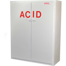 Scimatco SC5060 100x2.5 Liter, Polypropylene Acid Cabinet, 48"W x 18-1/2"D x 60"H image.