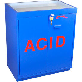 Scimatco SC8041 30x2.5 Liter, Floor Acid Cabinet, Partially Lined, Top Tray, 31"W x 20"D x 36-5/8"H image.