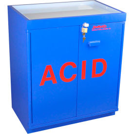 Scimatco SC8051 30x2.5 Liter, Floor Acid Cabinet, Fully Lined, Top Tray, 31"W x 20"D x 36-5/8"H image.