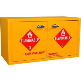 Scimatco SC9039 8 Gallon, Mini Stak-a-Cab™ Flammable Cabinet, Self-Closing, 31"W x 14-1/2"D x 17"H image.