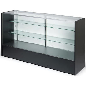 5' Full Vision Show Case Black