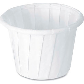 Dart® SCC075 Heavy Duty Pleated Souffle Cups White 5000/Case