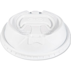 Dart® Optima Reclosable Lids for Hot Paper Cups Fits 10 to 24 oz Hot Cups White 1000/CT
