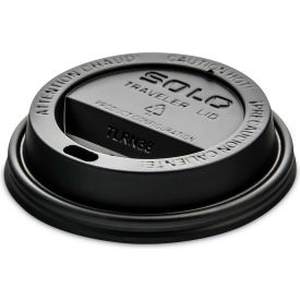 SOLO® Cup Company Traveller Cappuccino Style Dome Lids For 8 oz Hot Cup Pack of 1000