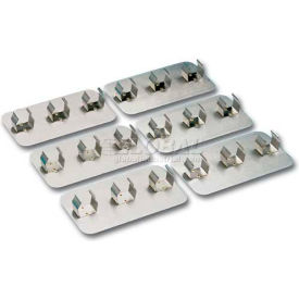 Scienfic Industries SI-1122 GENIE® SI-1122 Clip Plates for 3 Each 28-30mm Tubes, Pack of 6 image.
