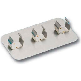 Scienfic Industries SI-1125 GENIE® SI-1125 Clip Plate for 3 Each 28-30mm Tubes, Pack of 1 image.
