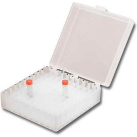 Scienfic Industries SI-1135 GENIE® SI-1135 Magnetic Covered 100 Microtube Box, Pack of 1 image.