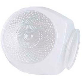 Satco Products Inc 50/111 Satco 50-111 White Globe with Clear Bottom Bath Shade image.
