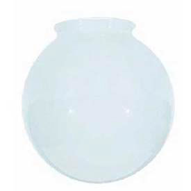 Satco 50-143 Sprayed Glossy White Ball  6-in. Diameter