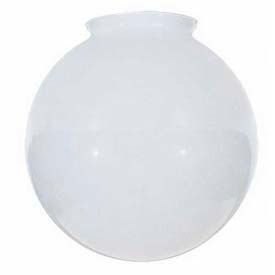 Satco Products Inc 50/144 Satco 50-144 Sprayed Glossy White Ball  8-in. Diameter image.