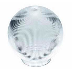 Satco Products Inc 50/927 Satco 50-927 Clear Prismatic Ball  6-in. Diameter image.