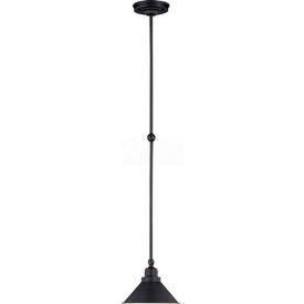 60/1708 Bridgeview-1 Light Mini Pendant, Mission Dust Bronze, 8.5"W X 45"H view 2