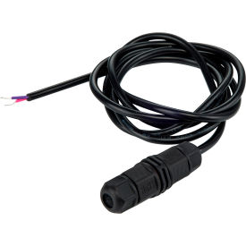 Satco® IP68 Connector with 5-1/2' Whip For Fixtures Requiring 010V Dimming Black