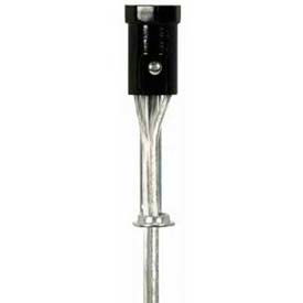 Satco Products Inc 80/1148 Satco 80-1148 Phenolic Candelabra Socket with 24-in. Leads  3-in. Flange image.