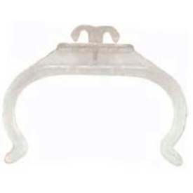 Satco Products Inc 80/1606 Satco 80-1606 Clear Plastic Horizontal Twin Tube Clip image.