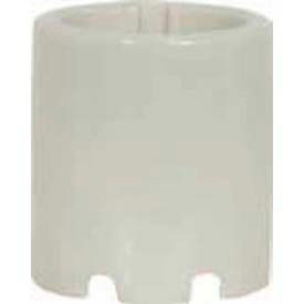 Satco 80-1681 Keyless Glazed Porcelain Socket w/Spring Center Contact - Reinforced Screw Shell