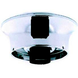 Satco Products Inc 90/121 Satco 90-121 3-1/4-in. Wired Fixture Holder with Convenience Outlet - Chrome Finish image.