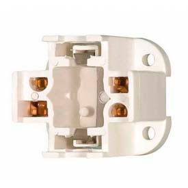 Satco Products Inc 90/1549 Satco 90-1549 13W Four Pin Vertical Mount Socket image.